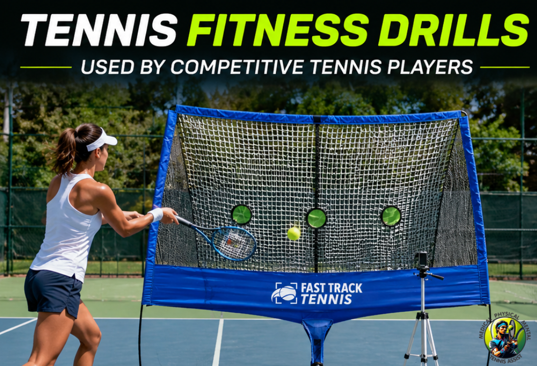Tennis Fitness Drills Used by Competitive Tennis Players