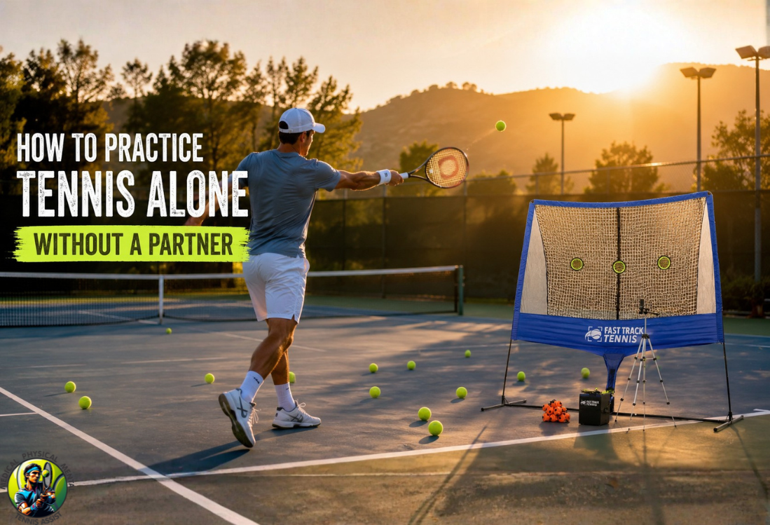 How to Practice Tennis Alone Without a Partner