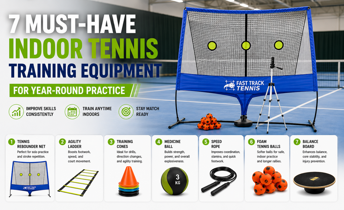 7 Must-Have Indoor Tennis Training Equipment for Year-Round Practice